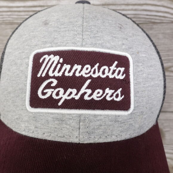 MINNESOTA GOPHERS LOGO MESH VENTED SNAPBACK BASEBALL HAT CAP - Picture 2 of 9